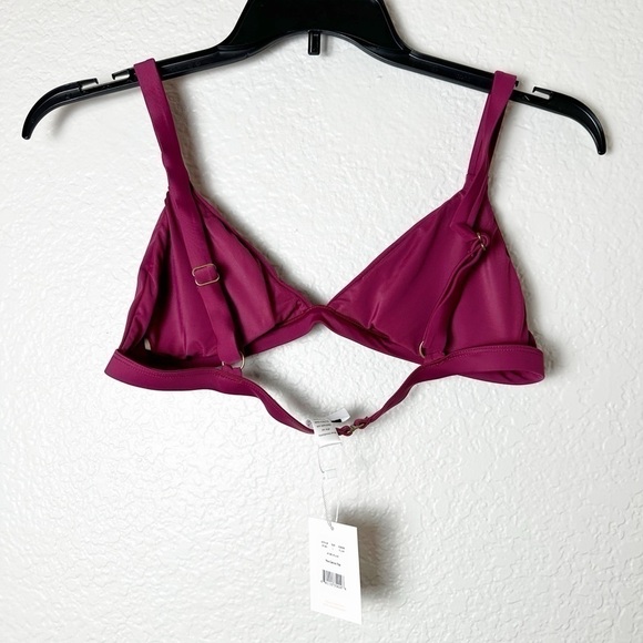 NWT Andie Swim The Caicos Top in Plum - Picture 2 of 6